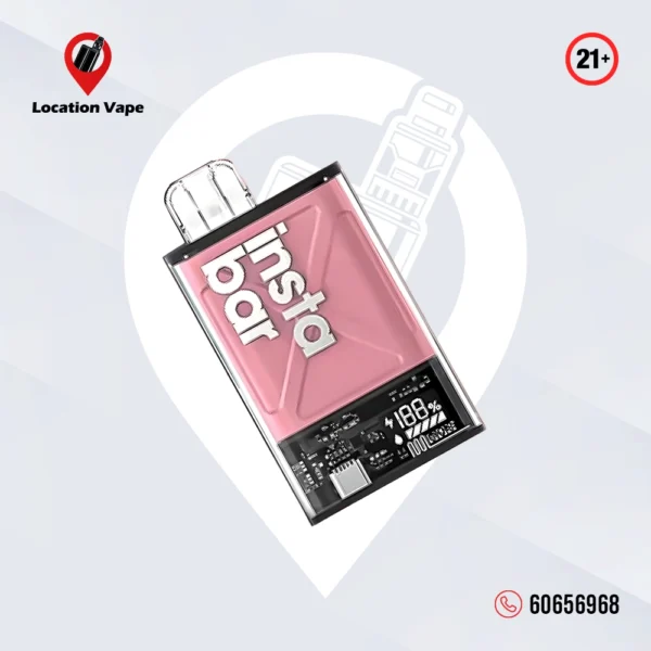 INSTA BAR ULTRA DISPOSABLE PINK LEMONADE 12000PUFF