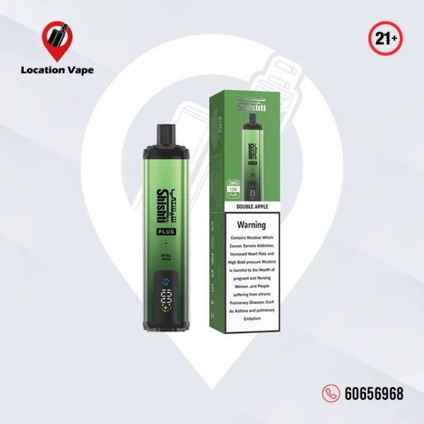 Shishti Plus double apple 12000 puffs 3mg