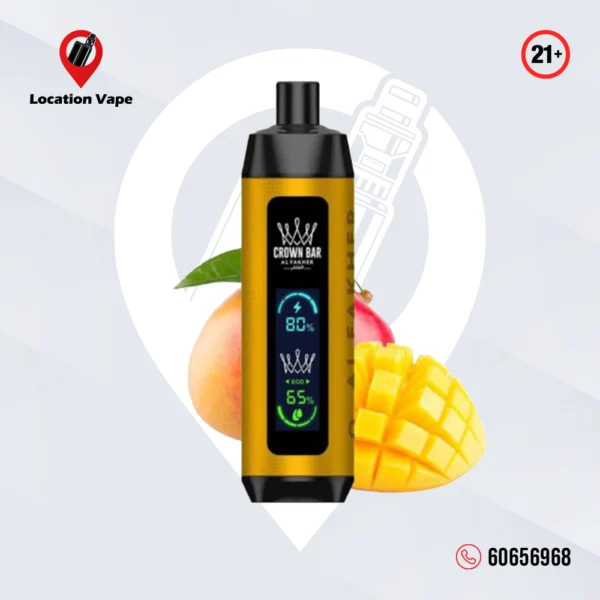 Al Fakher Crown Bar Pro 8000 puffs 5mg Mango
