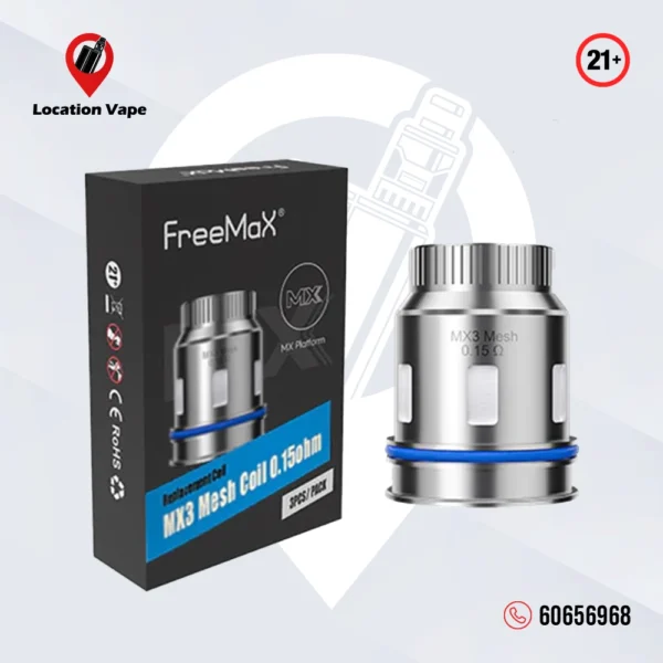 FreeMax MX3 Mesh Replacement Coils 0.15 ohm