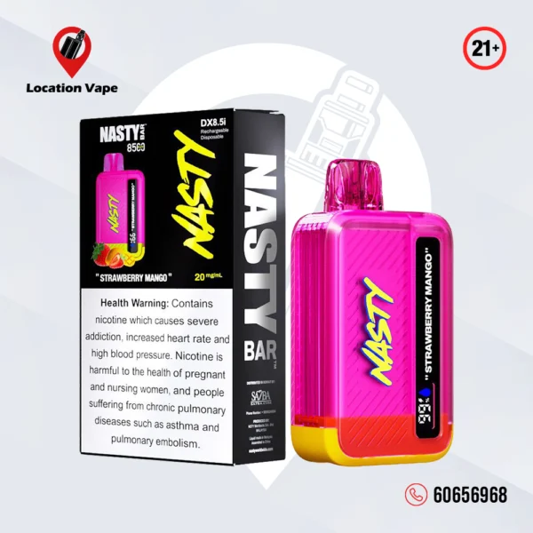 Nasty Bar Strawberry Mango 8500 Puffs 20mg