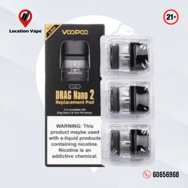 Voopoo Drag Nano Pod 2 Replacement Pods