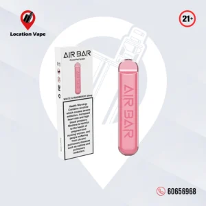 جهاز اير بار ستروبيري 45 مج الأصلي 500 سحبة في متجر لوكيشن فيب الكويت.